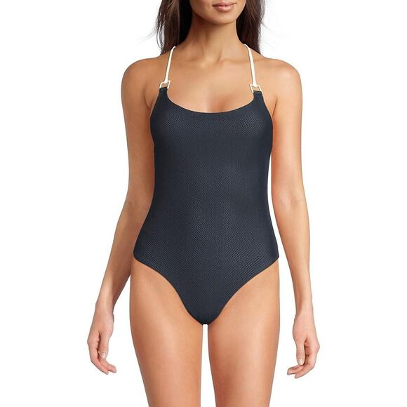 Onia Anya Back Tie One-Piece Swimsuit - M - Picture 1 of 3
